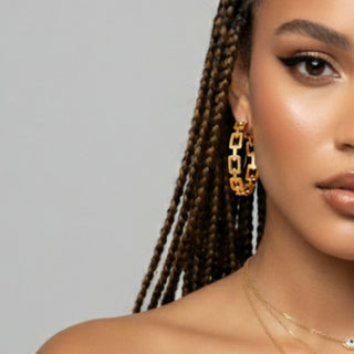 LinkGlow Hoop Earrings