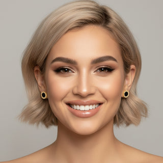 Roman Glow Stud Earrings