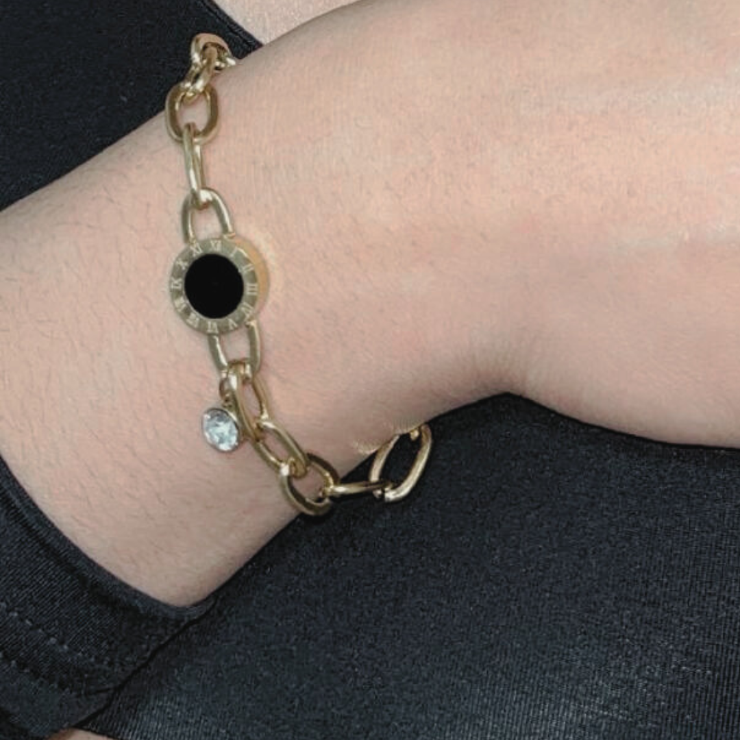 Numeral Gold Bracelet