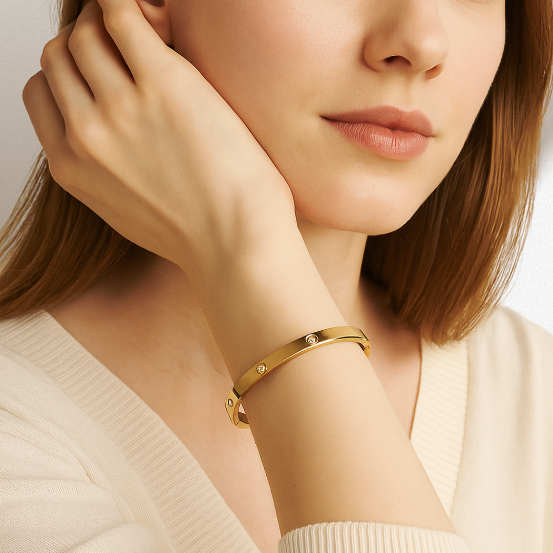 The Luxe Lock Bangle