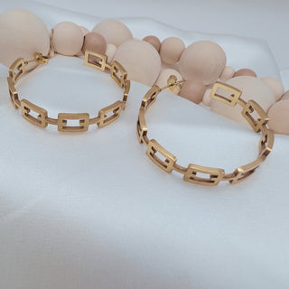 LinkGlow Hoop Earrings