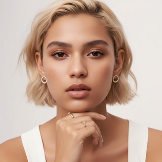 Celestia Circle Earrings