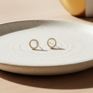 Celestia Circle Earrings
