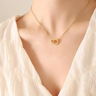 Two-Ring Necklace