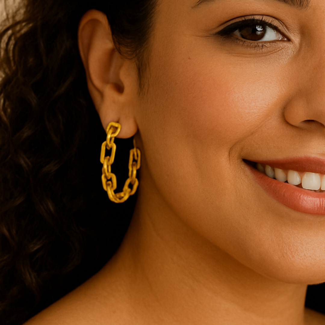 LinkGlow Hoop Earrings