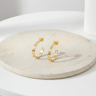 LinkGlow Hoop Earrings