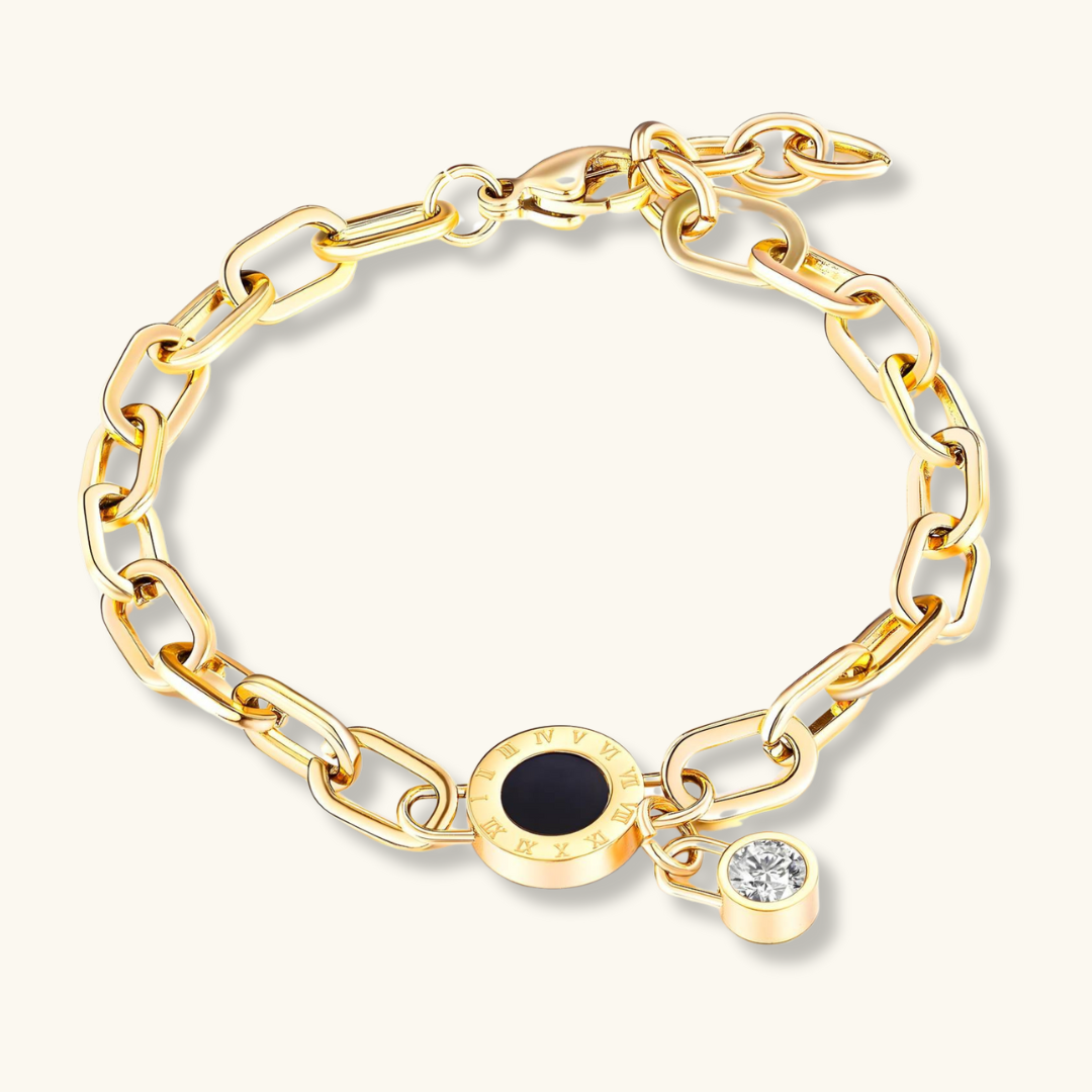 Numeral Gold Bracelet