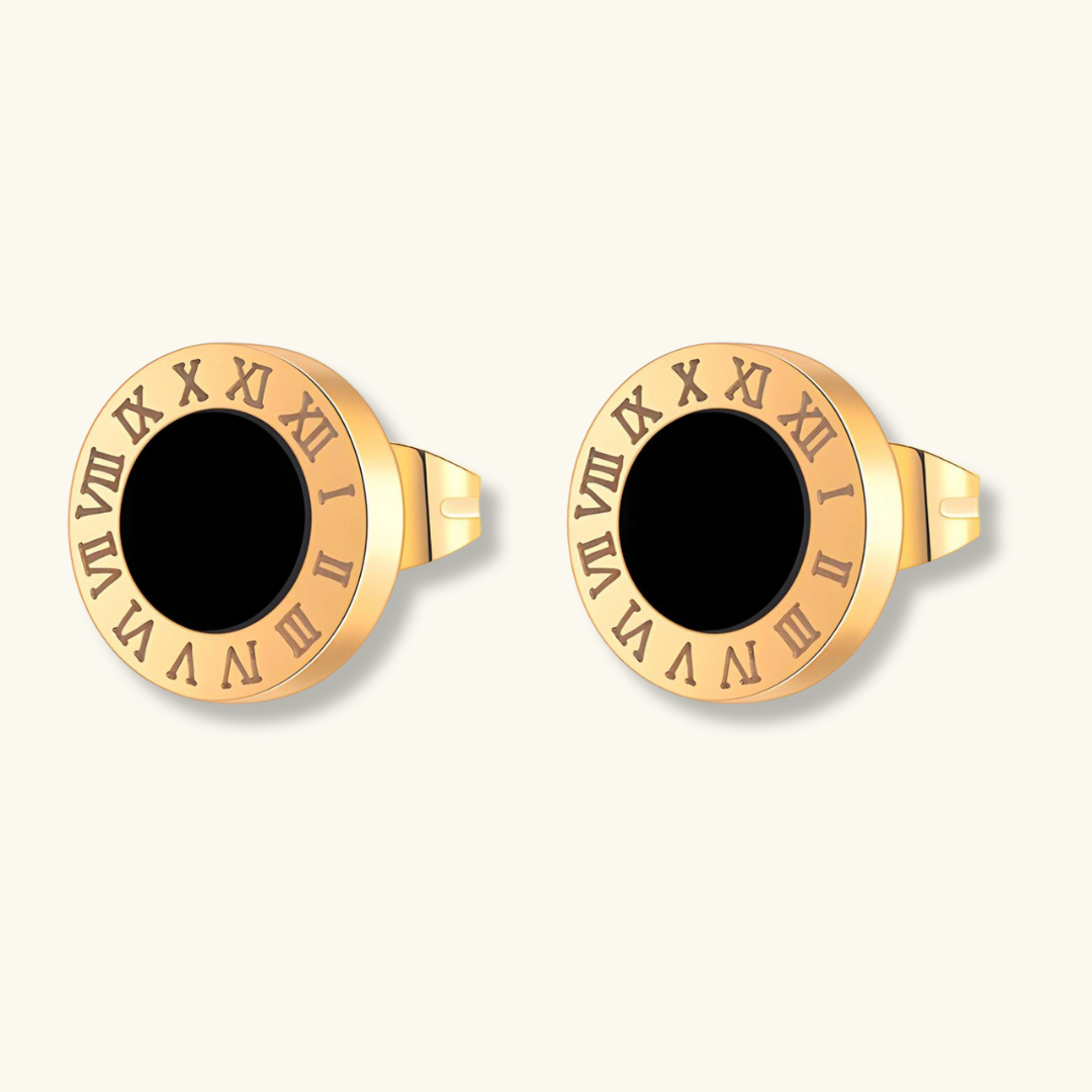 Roman Glow Stud Earrings